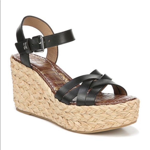 Sam Edelman Shoes - Sam Edelman Darline Leather Platform Espadrille